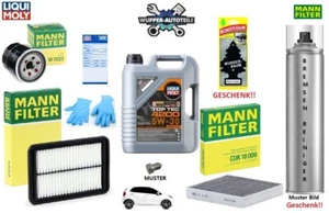 KIA PICANTO 3 1.0/1.2 INSPEKTIONSPAKET (MANN)+ 5L MOTORÖL 5W-30 LIQUIMOLY TOPTEC - Bild 1 von 11