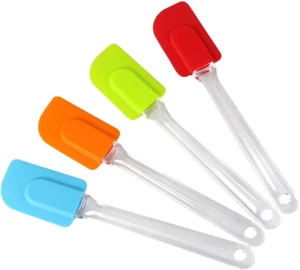 Spatole in Silicone, Set 4 PCS Spatola Da Cucina Utensili, Set Spatola Da Cucina - Foto 1 di 12