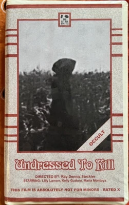 Undressed To Kill (AKA The Sexorcist) - Uneasy Archive VHS (Limited) - UNEASY21 - Image 1 of 3