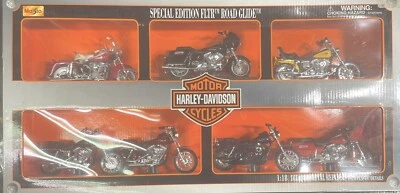 Harley Davidson Motor Cycle Edición Especial FLTR Road Glide Set Die Cast Réplica Foto 1 de 4