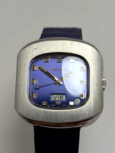 VINTAGE MOVADO KINGMATIC VIDEO HS360 AUTOMATIC REF. 406 705 MEN 70s - Picture 1 of 12