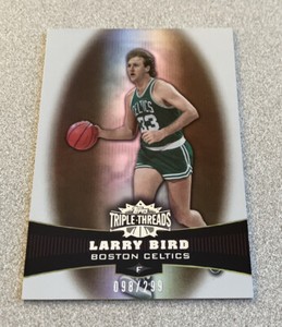 2007-08 Topps Triple Threads Sepia #92 Larry Bird Celtics /299