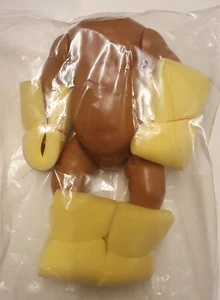 Puppenkörper Baby, Pappmaschee, dunkle Hautfarbe, ca.30 cm, neuw., Lagerbestand - Bild 1 von 8