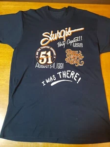 Camiseta Harley Davidson 1991 talla M Sturgis Black Hills SD 2 caras - puntada única - Imagen 1 de 8