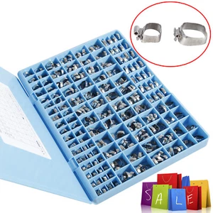 85 sets Dental Orthodontic 1st Molar Bands w/ Convertible Roth 022 Double Tube M - Picture 1 of 11