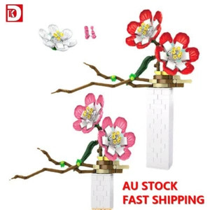 DK 3011 Flower Bouquet Orchid Plum Blossom Changeable Petal Building Blocks Toy - Picture 1 of 9