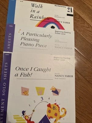 Piano Teacher/Student sheet music, 3 songs, brand new - Image 1 of 4