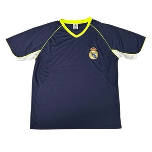 Real Madrid Mens Size L Jersey Merengues Soccer Fan Activewear Hala Madrid - Picture 1 of 9