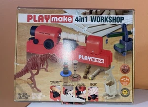 Rompecabezas PLAYMAKE 4 en 1 Seguro para Niños Taller de Madera Apto para Niños - Nuevo, Caja Abierta - Imagen 1 de 6