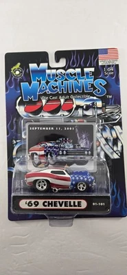 Muscle Machines 69 CHEVELLE, ROJO BLANCO Y AZUL 2001 Foto 1 de 4