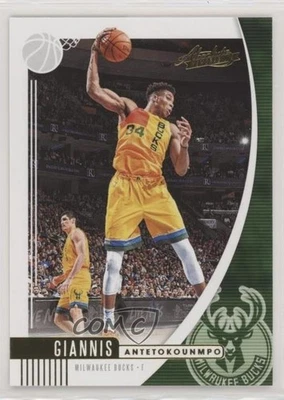 2019-20 Panini Absolute Memorabilia Retail Giannis Antetokounmpo #75 - Image 1 of 2