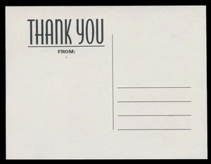 SCOTT #CVUX4-06, UPSS # PB3a2 VARIETY PSE101 - THANKS - NO STAMP - Bild 1 von 3