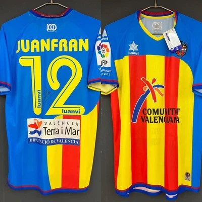 Juanfran Levante UD 11/12 La Liga Official Player Jersey #12 Signed New w/Tags M - Image 1 of 4