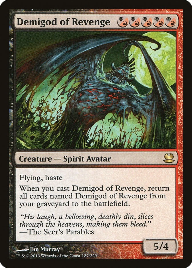 MTG Demigod of Revenge  - Modern Masters #187 - Image 1 of 1