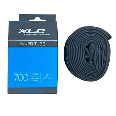 XLC 700 x 32-38c SV 700c Schrader Valve Car Type Bike Inner Tube Hybrid Gravel - Image 1 of 4