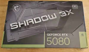 MSI SHADOW GeForce RTX 5080 16GB GDDR7 PCI Express 5.0 Graphics Card - Picture 1 of 6