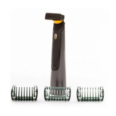 USB-перезаряжаемый беспроводной ручной триммер для стрижки волос бороды с щеткой и кабелем B - Изображение 1 из 4