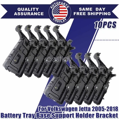 10x Para Volkswagen Jetta 2005-2018 Nuevo Bandeja Batería Base Soporte Soporte Soporte Foto 1 de 4