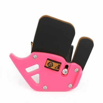 Arco recurvo protector de dedos lengüeta equipo de protección cuero de vaca tiro con arco objetivo de tiro Foto 1 de 4