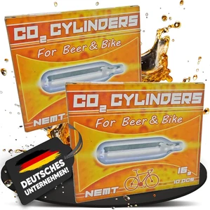 Isi - 20 Ricariche Di CO2 per Spillatore Di Birra Professionale Biermaxx, Da 16  - Foto 1 di 12