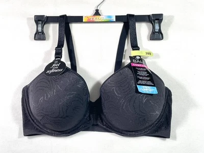 NWT Bali Women's 38B Comfort Revolution Front-Close Underwire Bra 3P66 Black - Image 1 of 4