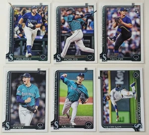 2025 Topps Serie 2 Seattle Mariners 6 Karten Lot mit Rookies keine doppelten - Bild 1 von 1