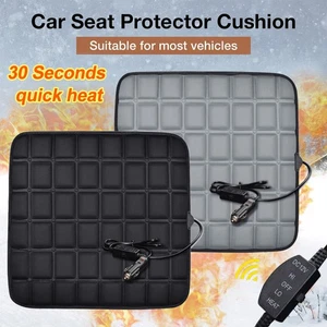 Cojín de asiento térmico universal para automóvil cubierta caliente auto 12 V calentador almohadilla caliente A+ - Imagen 1 de 13