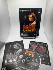 AC/DC Live Rock Band Track Pack Playstation 2 PS2 Video Game COMPLETE - Picture 1 of 3