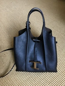Tod's T Timeless Black Mini Handbag NWT $2295 - Picture 1 of 18