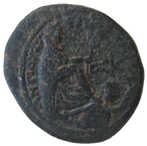 ROMAN ANTIOCH. AE 21. TIME OF AUGUSTUS, 27 BC - 14 AD.  ZEUS/TYCHE-RIVER-GOD.. - Picture 1 of 3
