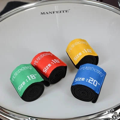 Dämpfer Gürtel 12/14/16/18/20 Zoll Zubehör Drumset Gummiband Schalldämpferba - Bild 1 von 4