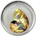 Palau 2007 Sea Nautilus 5 Dollars Silver Coins,Proof