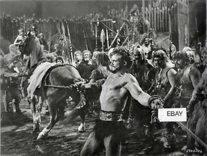  GOLIATH AND THE BARBARIANS 1959 MOVIE PHOTO 8X10 STEVE REEVES EPIC BEEFCAKE  - Picture 1 of 1