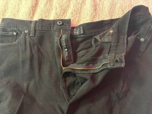 Lucky Brand Black Jeans Men 42x30 329 Classic Straight Dark Denim (B) - Picture 1 of 6