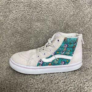 VANs Sea Party SK8 HI ORCHID ICE Zip Up TODDLER US Size 10