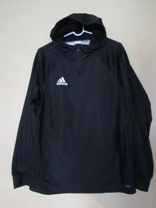 ADIDAS Youth XL CLIMAWARM 1/4 ZIP CLIMAWARM HOODED Pullover Activewear - Picture 1 of 12