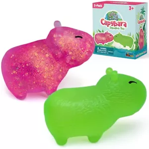 Power Your Fun 2-Pack Capybara Squeeze Balls - Picture 1 of 7