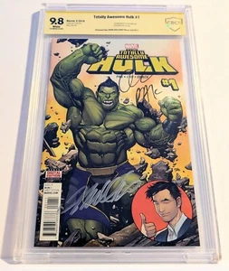 Totally Awesome Hulk #1 (2016) CBCS Classificato 9.8 Frank Cho e Greg Pak Firmato - Foto 1 di 4