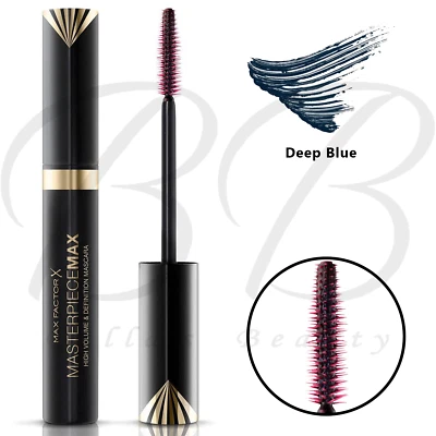 MAX FACTOR Masterpiece Max Volumising Definition Mascara 7.2ml - Deep Blue *NEW* - Image 1 of 4