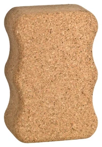 Yoga Block WAVE - gewellt | Natur Kork | 220x150x75 mm | natürlich & stabil - Bild 1 von 2