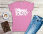 Happy Vibes Ladies Fitted T Shirt Sizes Small-2XL