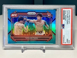 2023 Panini Prizm UFC TATSURO TAIRA RC Rookie Teal  /49 Flyweight SSP #23 PSA 9