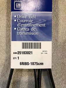 GM Chevrolet Aveo -Serpentine Drive Fan Belt 25183021 - Picture 1 of 1