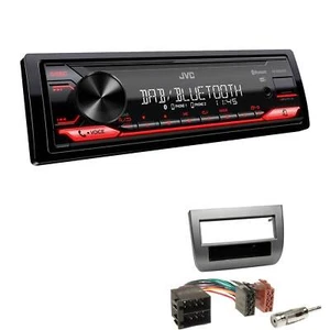 JVC Digital Autoradio Bluetooth DAB+ für Lancia Ypsilon 2003-2011 anthrazit - Bild 1 von 5