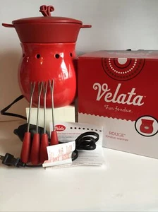 Velata Fun Fondue Rogue Fondue Warmer Scentsy Red Open Box - Picture 1 of 4