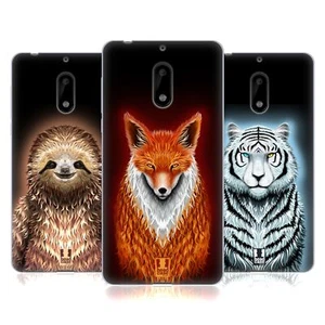 CUSTODIA IN GEL MORBIDA HEAD CASE DESIGNS ANIMALI PELOSI PER TELEFONI NOKIA 1 - Foto 1 di 10