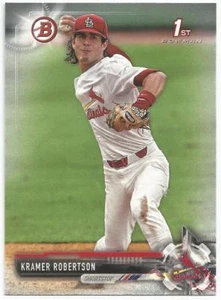 Kramer Robertson Cardenales de San Luis 2017 1er Draft Bowman Béisbol - Imagen 1 de 3