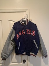 California Angels Jacket Men L Starter MLB Baseball Vintage 90s Leather Rare