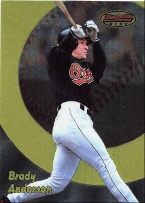 1998 Bowman's Best Brady Anderson Baltimore Orioles #50 - Image 1 of 2