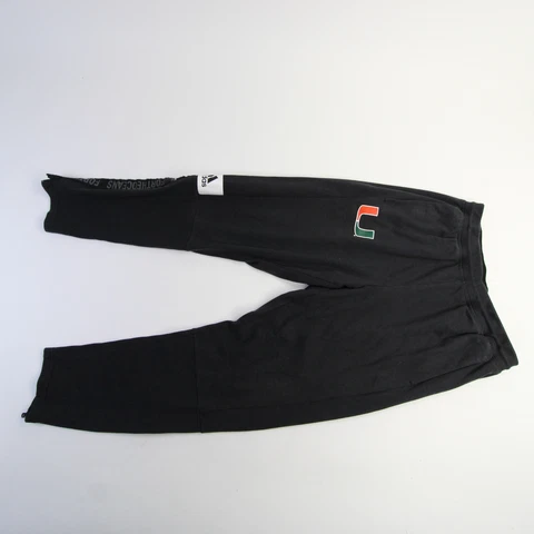 Miami Hurricanes adidas Parley for the Oceans Athletic Pants Women's Gray Used Cover